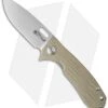 Maxace Balance Liner Lock Knife Desert Tan G-10 (3.625" Stonewash VG-10)