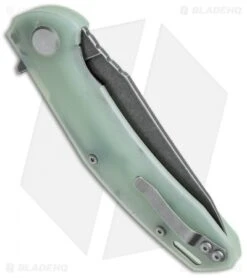Maxace Knives Wind Flipper Liner Lock Knife Jade G-10 (3.875" Black SW) 5 Maxace Knives Wind Flipper Liner Lock Knife Jade G-10 (3.875" Black SW) -Blades maxace wind jade g10 smokewash side cm